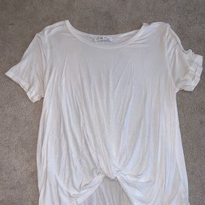 boutique front knot top